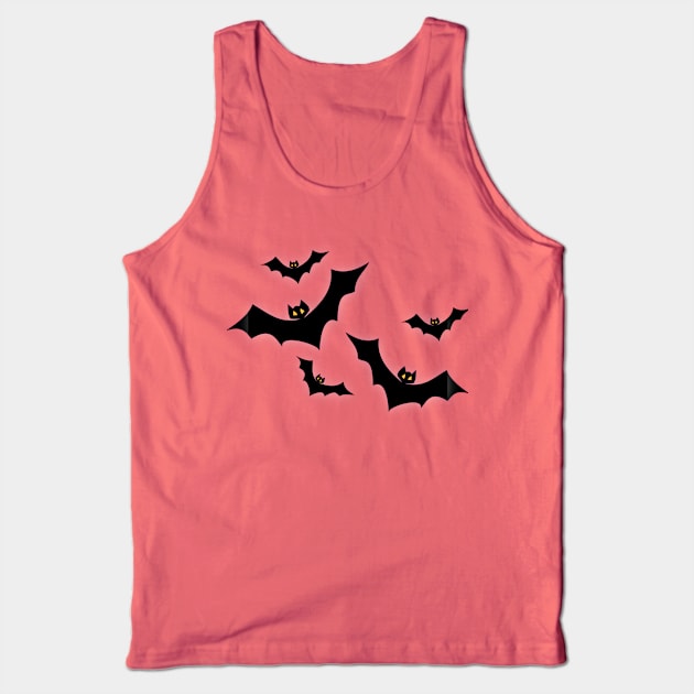 Bats Flying Flight Halloween Tank Top by MIRgallery